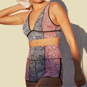 Free People two-piece sports bra and shorts set Size Medium